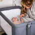 Red Kite Cozysleep Bedside Crib- Grey